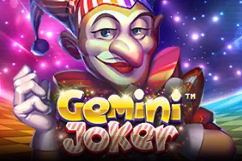 Gemini Joker slot with jester and stage setting