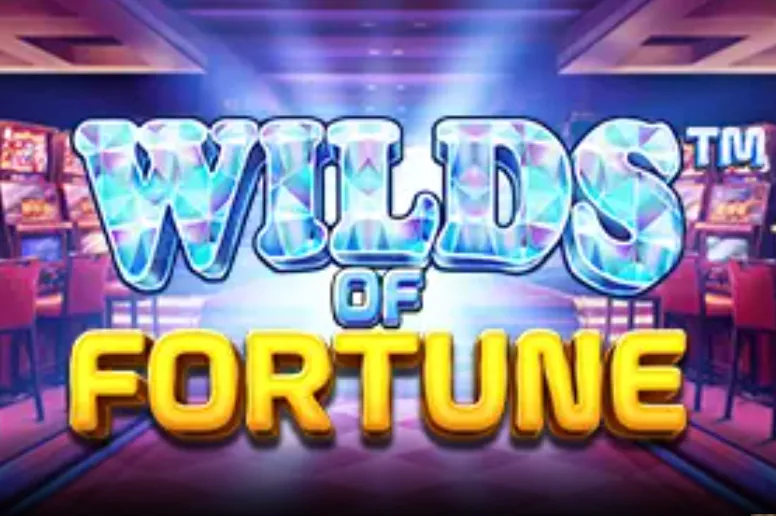 Wilds of Fortune slot with diamond typography
